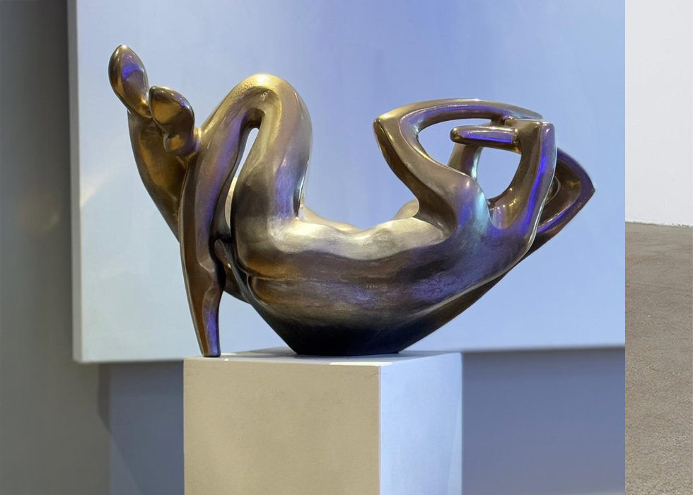 Bronzeskulptur aus CNC-gefrästem Holzmodell